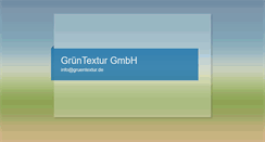 Desktop Screenshot of gruentextur.de