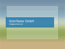 Tablet Screenshot of gruentextur.de
